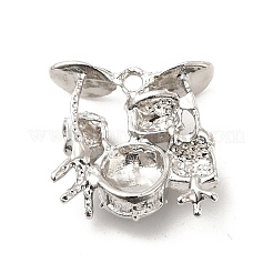 Подвески из сплава со стразами&nbsp;ALRI-M006-10P