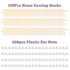 150 шт латунные серьги крючки&nbsp;KK-DC0002-43