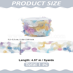 5 ярд кружевной отделки из полиэстера&nbsp;OCOR-LP0006-04C