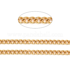 Catene a maglie cubane in acciaio inossidabile 304 con placcatura sotto vuoto in PVD&nbsp;CHS-K016-03B-G