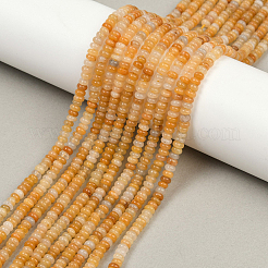 2 нити натуральных топазовых нефритовых бусин&nbsp;G-PA0001-24B