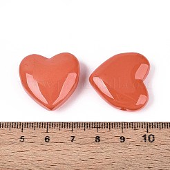 Окрашенные и нагретые искусственные нефритовые стеклянные бусины&nbsp;GLAA-T023-44E