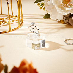 Акриловые держатели для колец&nbsp;RDIS-WH0020-02A-01