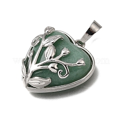 Pendentifs en aventurine vert naturel&nbsp;GG-CBA7610-04P-07