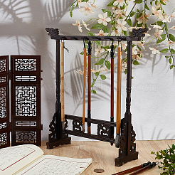 Подвесной держатель из дерева венге с китайской каллиграфией&nbsp;ODIS-WH0107-01B