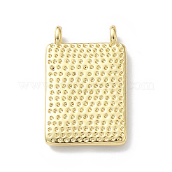 Ciondoli connettore in ottone placcato cremagliera&nbsp;KK-H443-01G