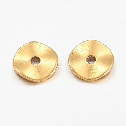 Perline in argento tibetano ondulato&nbsp;Y-GLF9350Y-NF