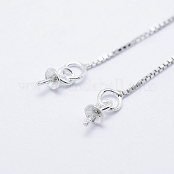 Accessoires de clou d'oreille en 925 argent sterling&nbsp;STER-I014-02S