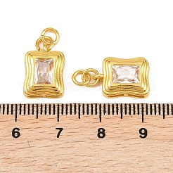 Латунные микро проложить кубического циркония подвески&nbsp;KK-H263-02G-02