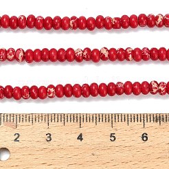 Синтетические имперские нитки из бисера яшмы&nbsp;G-L635-A09-4x2mm-01