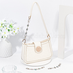 Удлинители ремешка для кошелька со звеньями из сплава эмали и страз&nbsp;FIND-AB00037-02