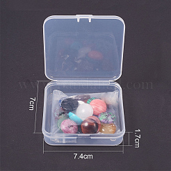 18 Arten natürlicher und synthetischer Edelstein-Cabochons&nbsp;G-PH0034-24
