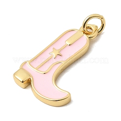 Colgantes de esmalte de latón&nbsp;KK-A296-51G-05