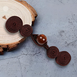 12 шт. пряжка из полиэфирной смолы для китайского торжественного платья&nbsp;DIY-CY0001-86D