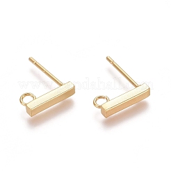 Фурнитура для сережек-гвоздиков из нержавеющей стали 304&nbsp;STAS-E482-03B-G