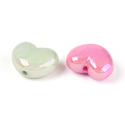 Светящееся УФ-покрытие непрозрачных акриловых бусин&nbsp;OACR-N154-02B-01