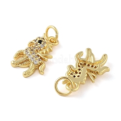 Латунные микро проложить кубического циркония подвески&nbsp;KK-C092-08G