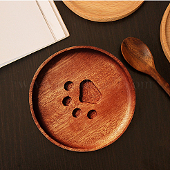 1 sottobicchiere in legno di sandalo&nbsp;WOOD-DJ0001-08