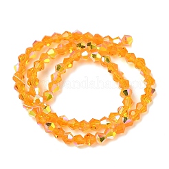 Гальванизируйте прозрачное стекло бисер нитей&nbsp;EGLA-K015-18K