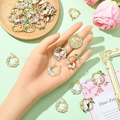 26шт 13 стиля подвески из сплава с эмалью&nbsp;ENAM-YW0005-13