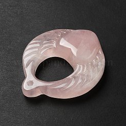 Природного розового кварца подвески G-G997-H07