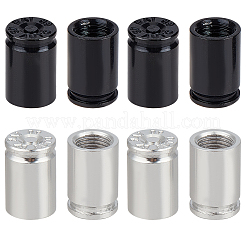 16 tapa de válvula de neumático de aleación de aluminio de 2 colores&nbsp;AJEW-CN0008-01