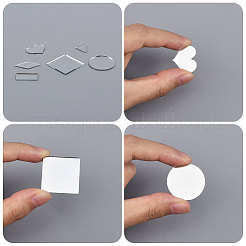 240 шт. 6 стиля стеклянного зеркала&nbsp;AJEW-GL0001-58