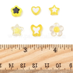 200 шт. 6 вида прозрачных и непрозрачных акриловых бусин&nbsp;TACR-FS0001-54G