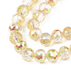 Гальванизируйте прозрачное стекло бисер нитей&nbsp;EGLA-N002-31-C04