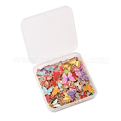 80шт 8 стиля подвески из сплава с эмалью&nbsp;ENAM-FS0003-62