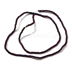 Гальванические нити из синтетических немагнитных гематитовых бусин X-G-L613-G01-01D