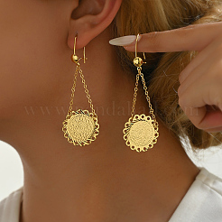 Серьги-подвески из монетного сплава&nbsp;RF1176