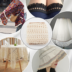 Бахрома из хлопкового кружева&nbsp;OCOR-AR0001-25