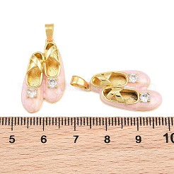 Pendentifs en laiton zircon cubique transparent&nbsp;CU-CBA9AB3-03G-02