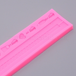 Молды для помадки в форме молнии&nbsp;DIY-WH0210-18