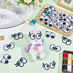 32 шт. 4 стиля тканевых заплаток для пришивания и утюжки&nbsp;DIY-HY0002-54