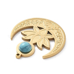 Синтетические бирюзовые подвески&nbsp;LS-STAS-I327-18G