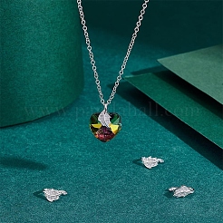 4 paio di ganci pendenti in argento sterling con micro pavé di zirconi cubici&nbsp;FIND-PH0022-34