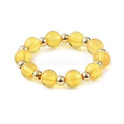 Anelli da donna in ambra naturale&nbsp;RJEW-JR01087-01
