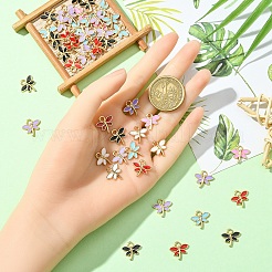 Подвески из эмали из сплава 50 шт.&nbsp;ENAM-YW0006-26