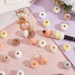 80 шт. 8 цвета имитация кроличьей шерсти европейские бусины&nbsp;FIND-PH0027-68A