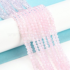 Запекание окрашенные прозрачные стеклянные бусины нити&nbsp;DGLA-F029-J2mm-08