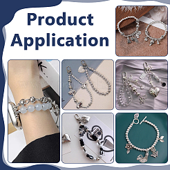 80 шт. круглые бусины из нержавеющей стали 304 с швом&nbsp;STAS-UN0063-62D-P