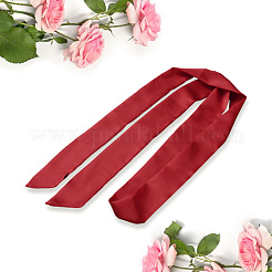 Длинный полиэстеровый шелковый шарф для женщин и девочек&nbsp;AJEW-WH20042-77D