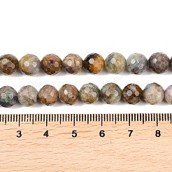 Натуральные красные корундовые бусины&nbsp;G-K405-A01-7.5-8mm