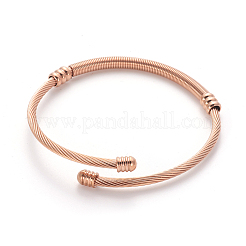 Наборы браслетов-зажимов из нержавеющей стали 304&nbsp;BJEW-L642-12