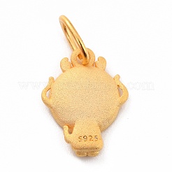 925 Sterling Silber Anhänger Fassungen&nbsp;STER-I020-01D-G