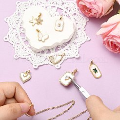 7 шт. 7 стиля латунных подвесок-ракушек&nbsp;KK-CJ0003-96