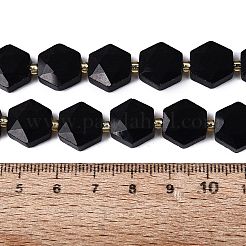 Natürlichen Obsidian Perlen Stränge&nbsp;G-N368-01A-01