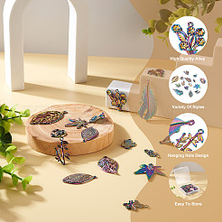 30шт 15 стиля подвески из сплава цвета радуги&nbsp;FIND-BY0001-18